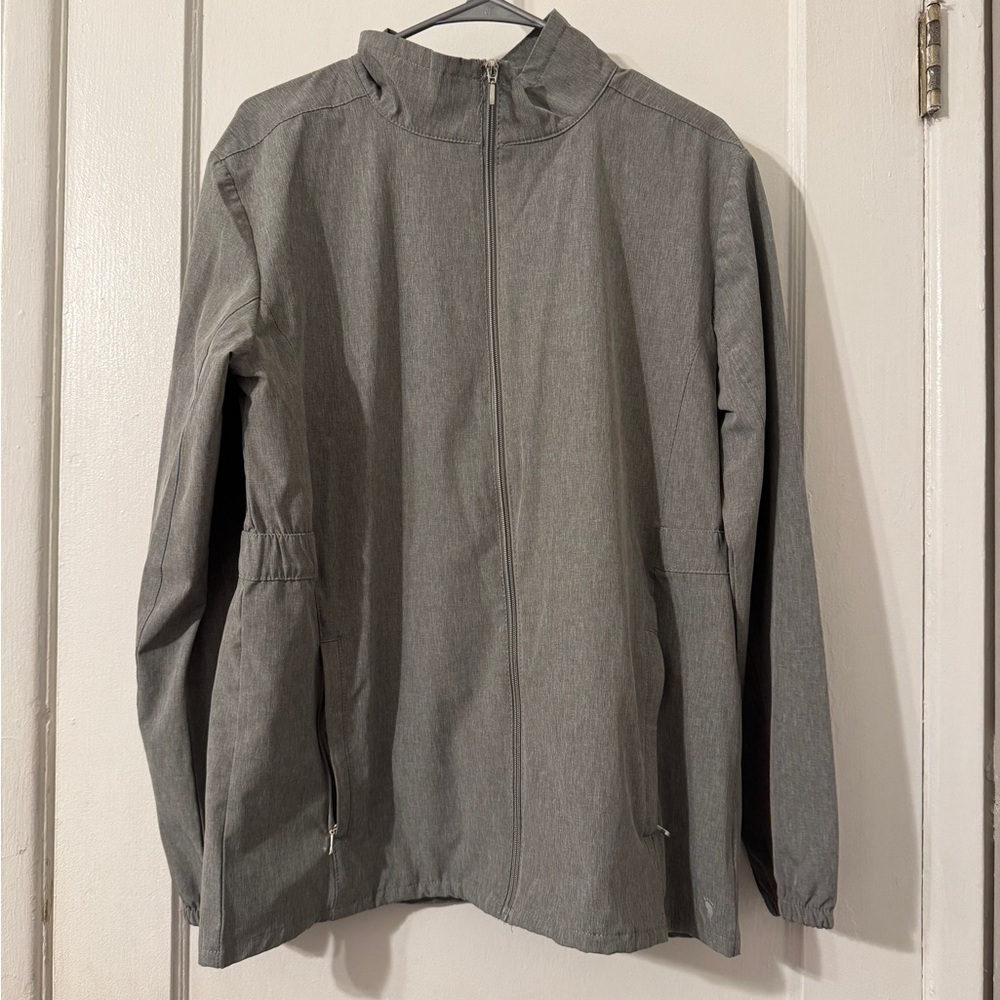 Hang Ten Grey Zip Up Women Sz large